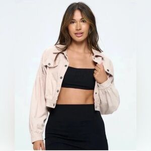 Women's Light Pink Utility Jacket